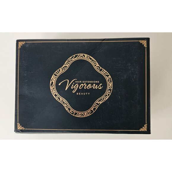 Vigorous Womens Clip In Hair Extensions 20" Blonde Mix Bleach Blonde Long Wavy - Picture 7 of 7